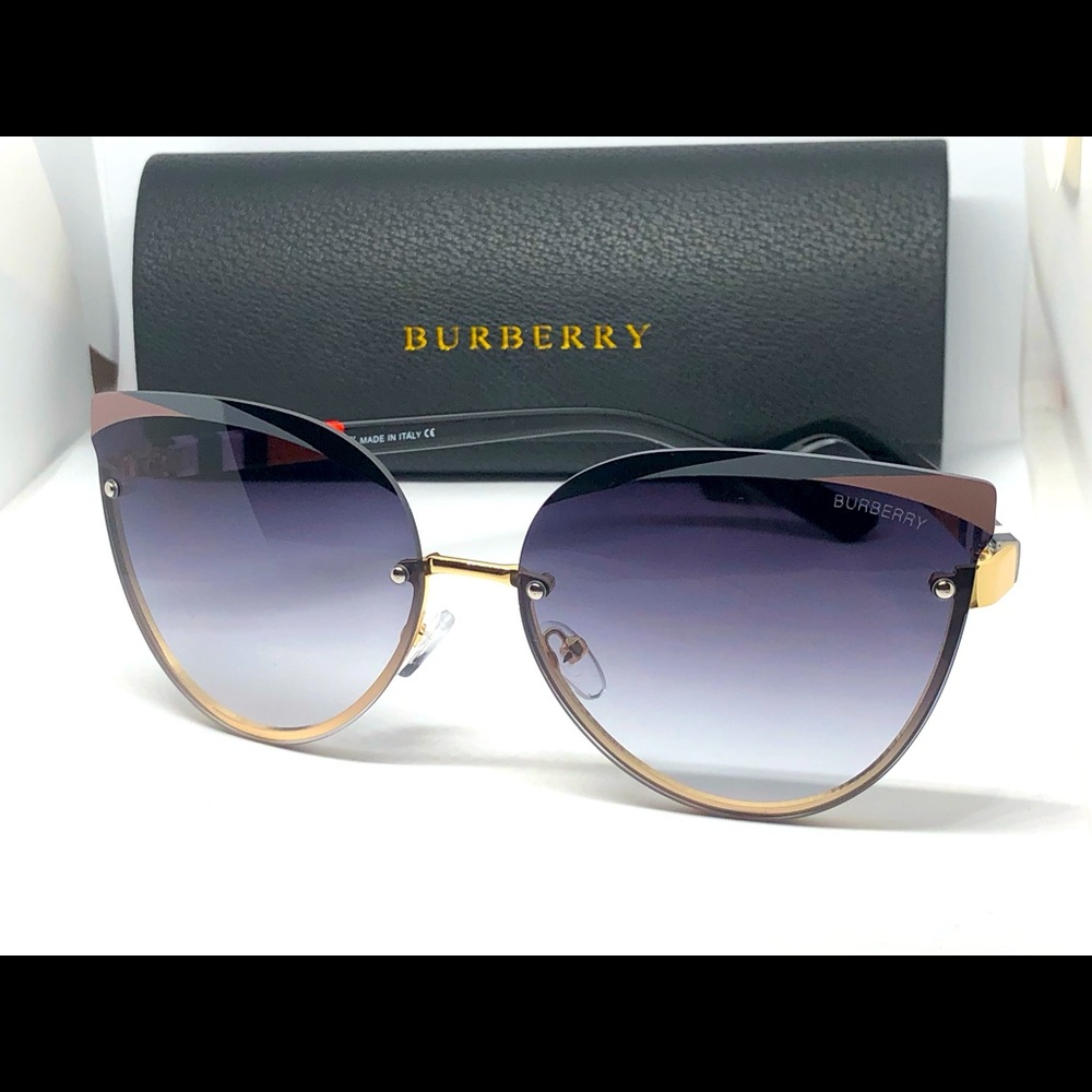 Heritage Color Block Square Check CatEye Sunglass